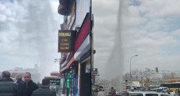 Eminönü’nde su borusu patladı