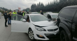TEM’de 23 araç birbirine girdi! Zincirleme kaza o yolu kapattı