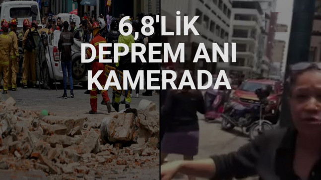 Ekvador’da 6,8 büyüklüğünde deprem