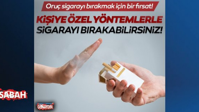 Ramazanda sigarayı bırakmak daha kolay
