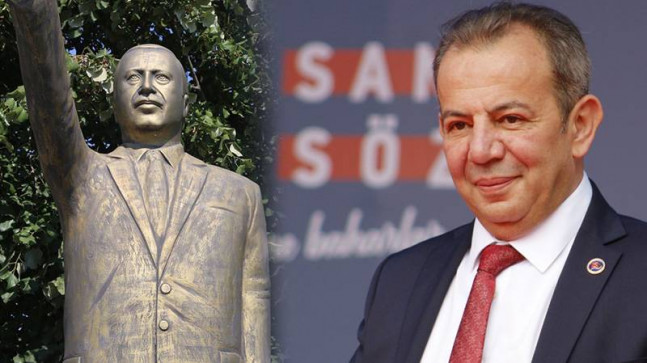 Tanju Özcan ‘heykelini’ dikmek için ‘izin’ istedi; Erdoğan, ‘ihtiyaç sahiplerine yardım yapılsın’ dedi
