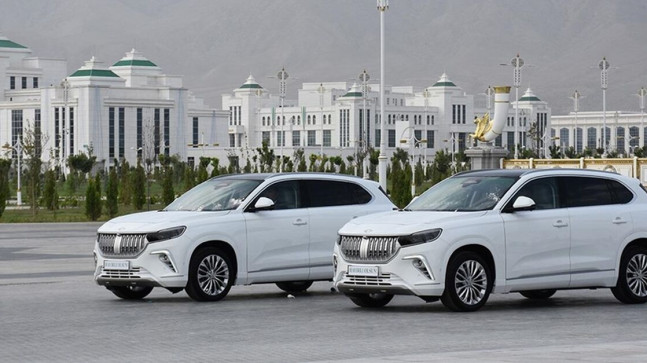 Togg araçları Türkmenistan’a törenle teslim edildi