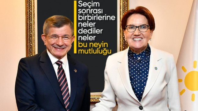 Meral Akşener, Ahmet Davutoğlu’nu kabul etti