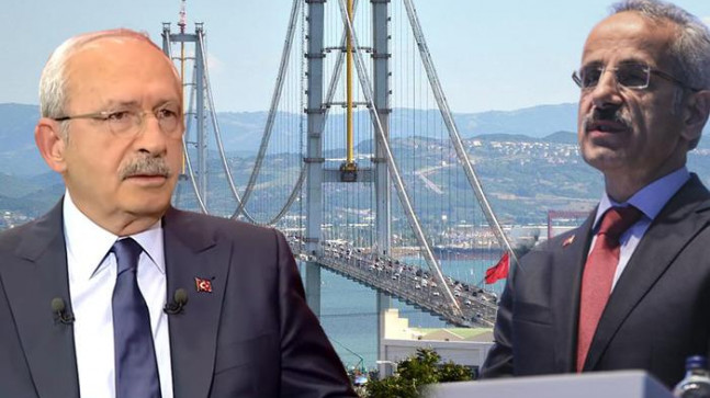 Bakan Uraloğlu’ndan Kılıçdaroğlu’nun Osmangazi Köprüsü açıklamalarına tepki: Dile getirdiği rakamların hiçbiri doğru değil