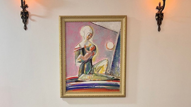 Dünyaca ünlü ressam Erbolat Tölepbay tablosunu depremzedeler için sattı