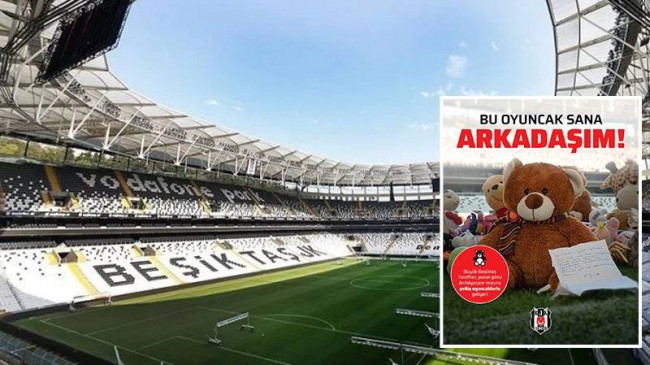 Beşiktaş’tan depremzede çocuklar için kampanya