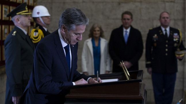 ABD Dışişleri Bakanı Blinken, Anıtkabir’i ziyaret etti