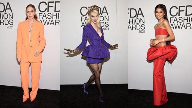 2021 CFDA Moda Ödülleri'nden en iddialı kırmızı halı görünümleri