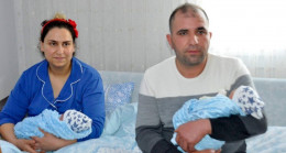 Gaziantepli depremzede çiftin ikizleri Fethiye’de doğdu