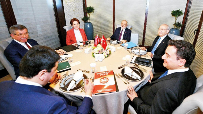 6’lı masa toplanıyor… Ortak kabine konuşuluyor