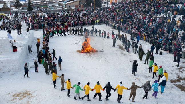 Rusya’da “bahara merhaba” festivali: Maslenitsa