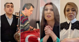 Azerbaycanlı sanatçılar eserlerini Türkiye için yorumladı
