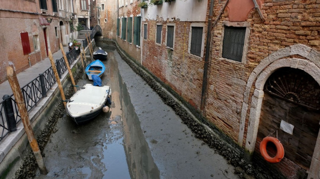 İtalya’da kuraklık alarmı: Venedik’in kanalları kurumaya başladı – Son Dakika Dünya Haberleri