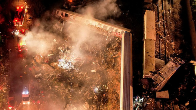 Yunanistan’daki tren kazasında can kaybı 57’ye yükseldi