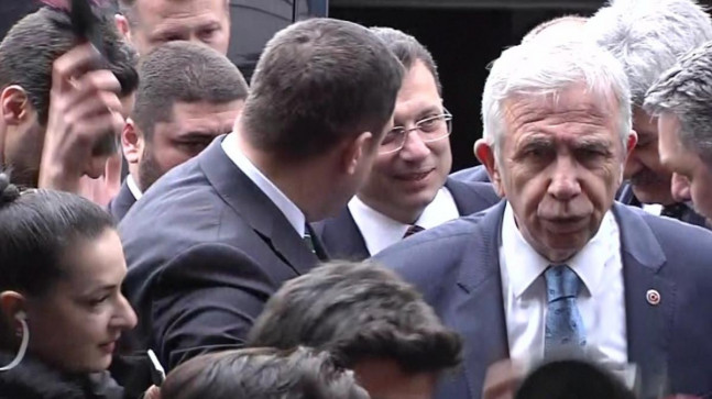 Mansur Yavaş ve Ekrem İmamoğlu'ndan Akşener'e ziyaret