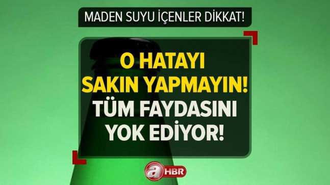 Maden suyunu sakın böyle içmeyin! Bugüne kadar yanlış biliyormuşuz! İşte faydasını yok eden hata