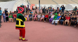 TÜGVA, afet bölgesinde çocuk şenlikleri düzenledi
