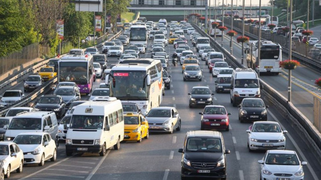 Trafikteki araç sayısında hızlı artış