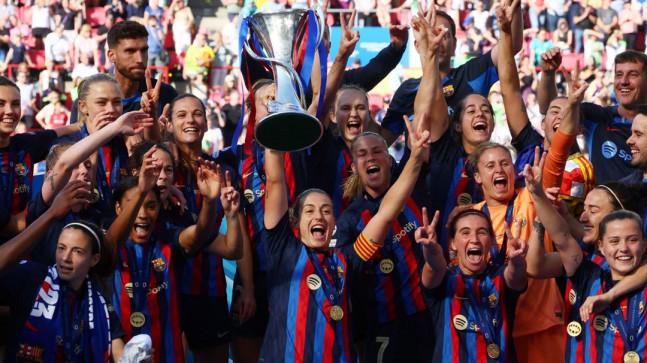 UEFA Kadınlar Şampiyonlar Ligi’nde kupa Barcelona’nın