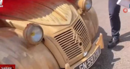 Ahşap otomobil rekor fiyata satıldı! Herkes bu arabayı konuşuyor