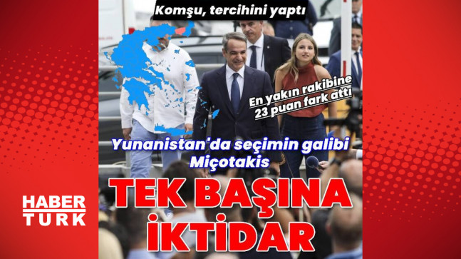 Yunanistan’da seçimlerin galibi Miçotakis