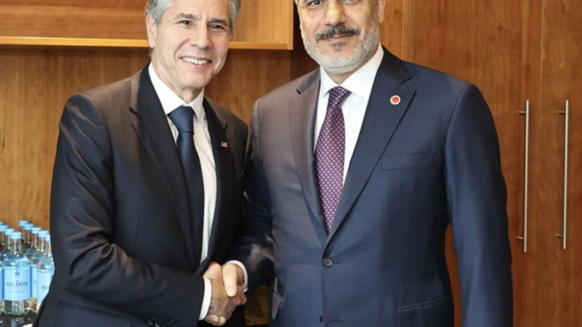 Dışişleri Bakanı Fidan ABD'li mevkidaşıyla görüştü