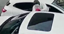 Güvenlik kamerası bile önlem olmadı: Aracı 1 ayda 2 kez soyuldu!