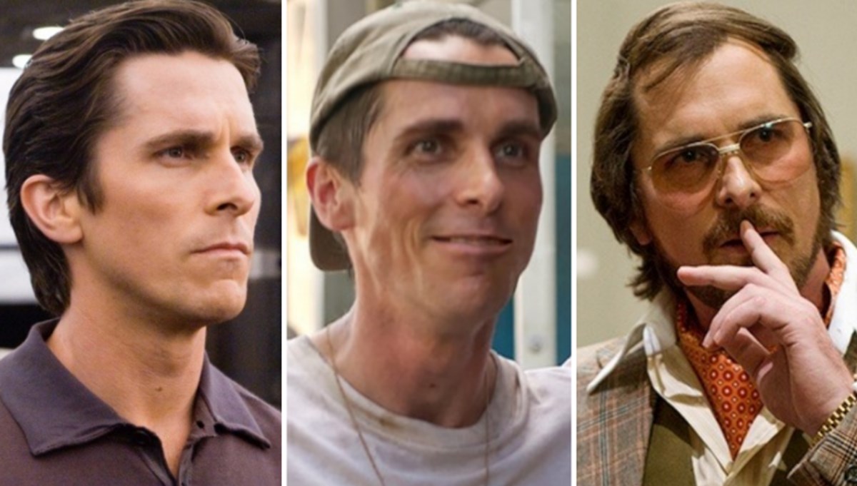49. doğum gününde Christian Bale'ın rolleri için inanılmaz değişimi