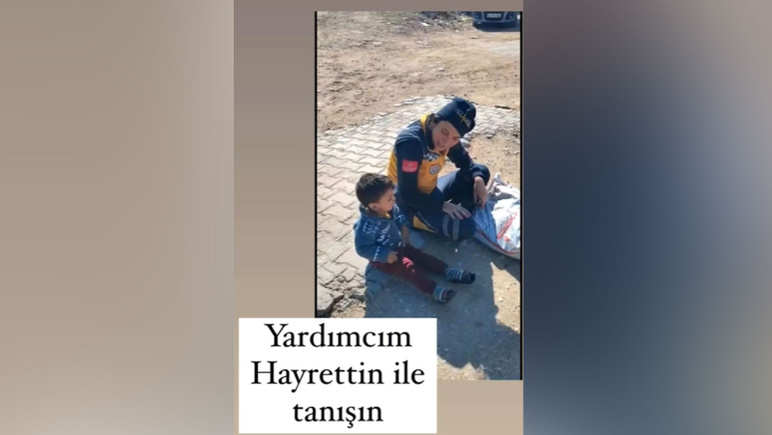 Sosyal medyada gönülleri fetheden paylaşım... Minik Hayrettin'in yardım görüntüleri - Resim : 1