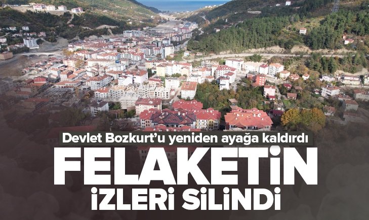 Sel felaketini yaşayan Bozkurt yeniden ayağa kalktı!