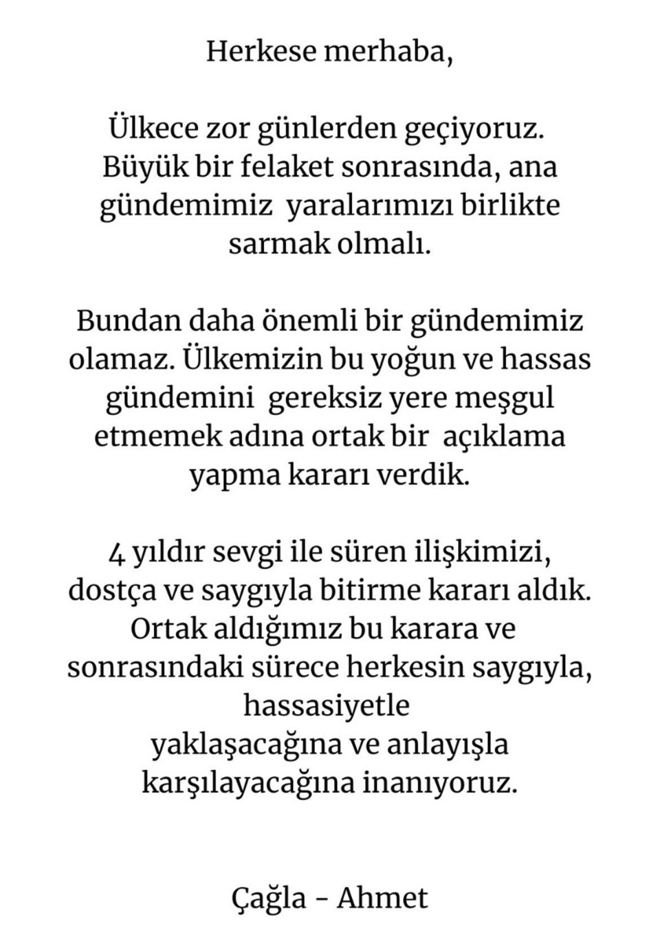 Ahmet Kural ile Çağla Gizem Çelik ayrıldı - 2