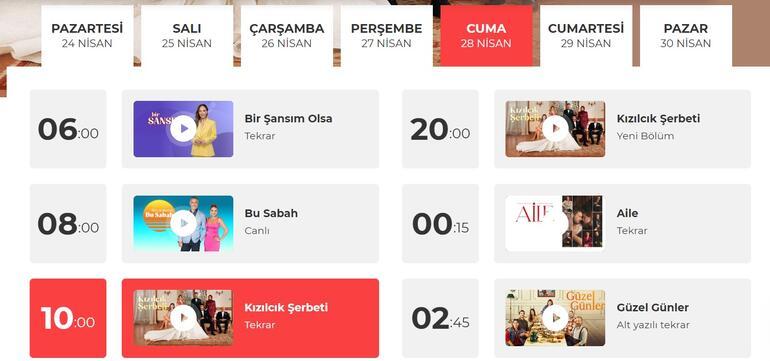 Kızılcık Şerbeti bu akşam var mı, yeni bölüm mü Show TV yayın akışı 28 Nisan 2023