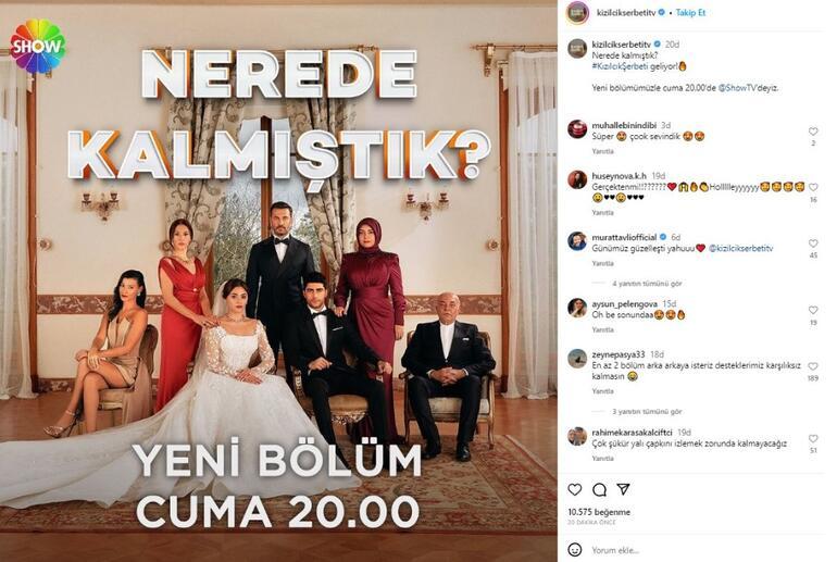 Kızılcık Şerbeti bu akşam var mı, yeni bölüm mü Show TV yayın akışı 28 Nisan 2023