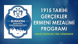 ERKON'dan '1915 Tarihi Gerçekler Ermeni Mezalimi' Programı 